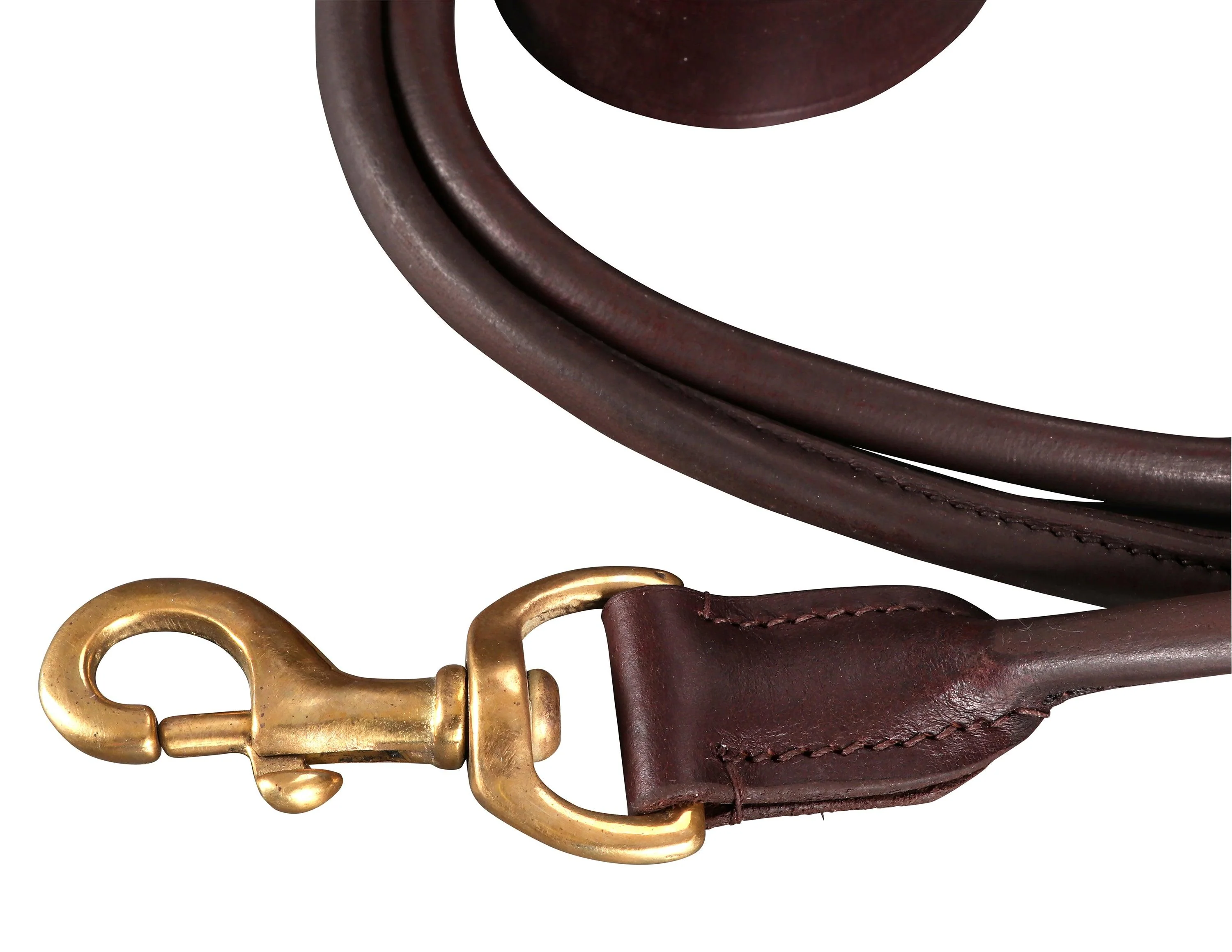 Jeremy & Lord Rolled Leather Dog Lead - Image 2