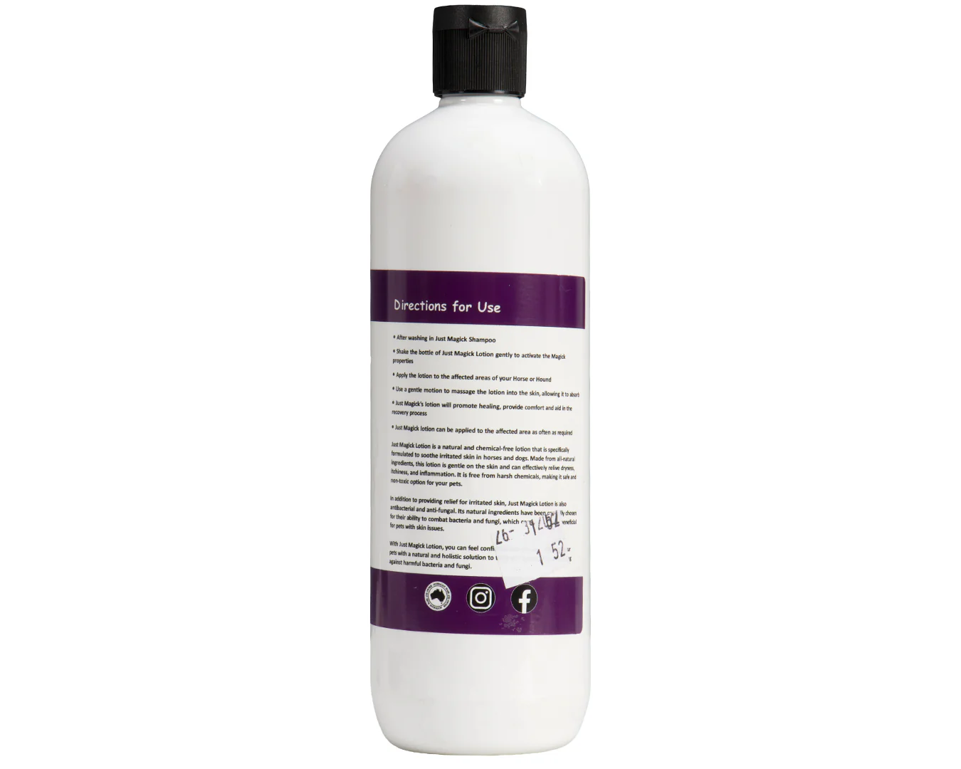 Just Magick Lotion for Horses & Hounds - Image 4