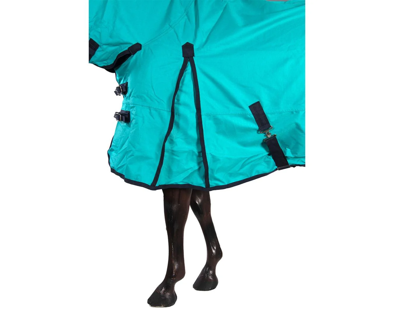 Kozy 1200D Rainsheet Horse Rug Combo - Turquoise - Image 2