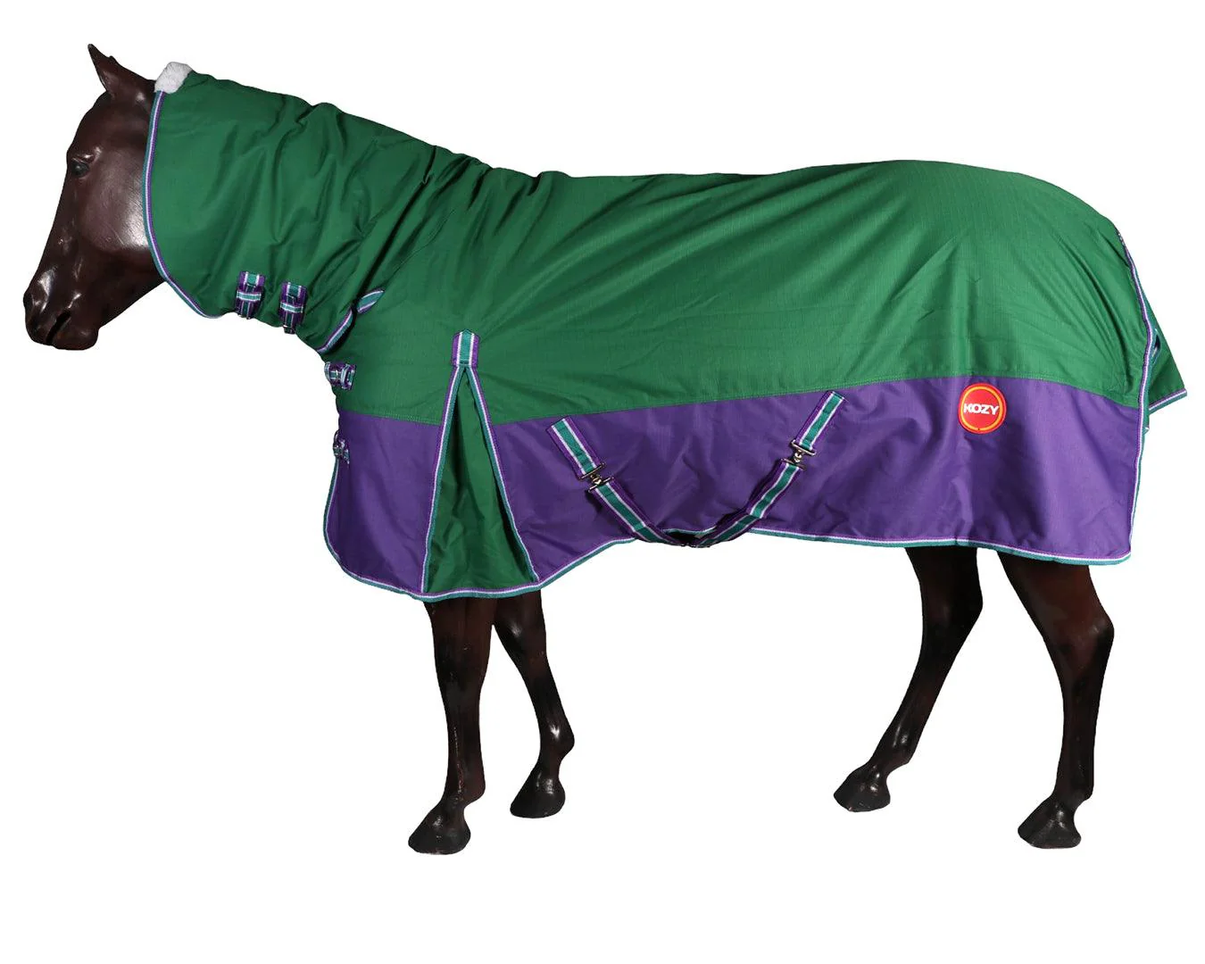 Kozy 1200D 200G Fill Nylon Combo - Purple & Green - Image 3