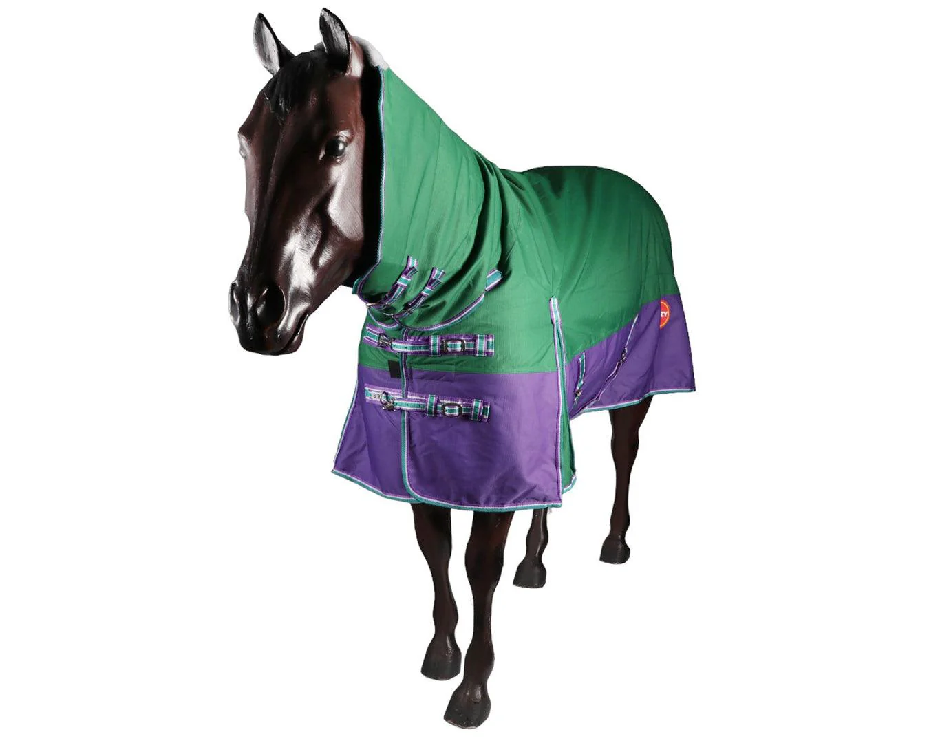 Kozy 1200D 200G Fill Nylon Combo - Purple & Green - Image 5