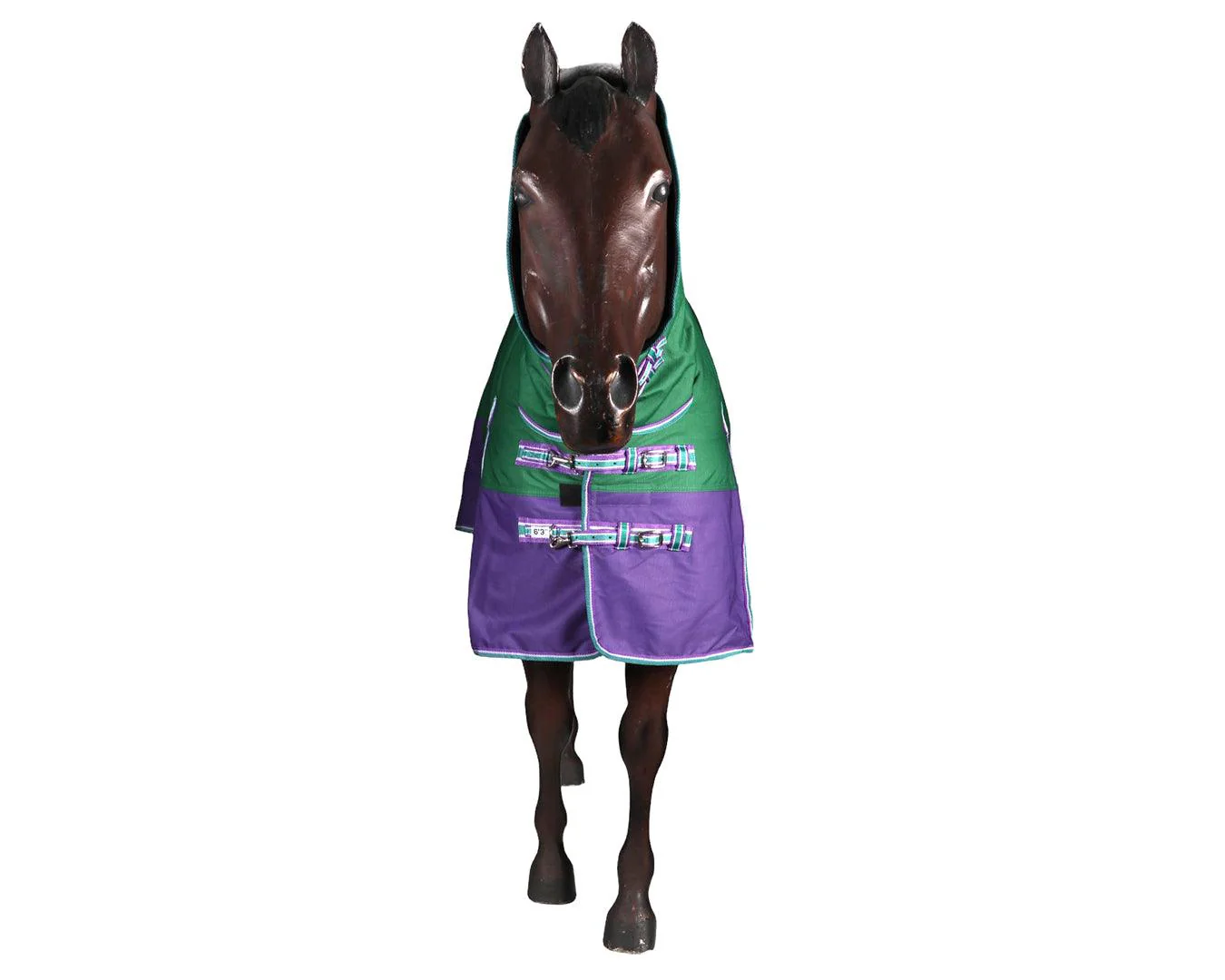 Kozy 1200D 200G Fill Nylon Combo - Purple & Green - Image 6