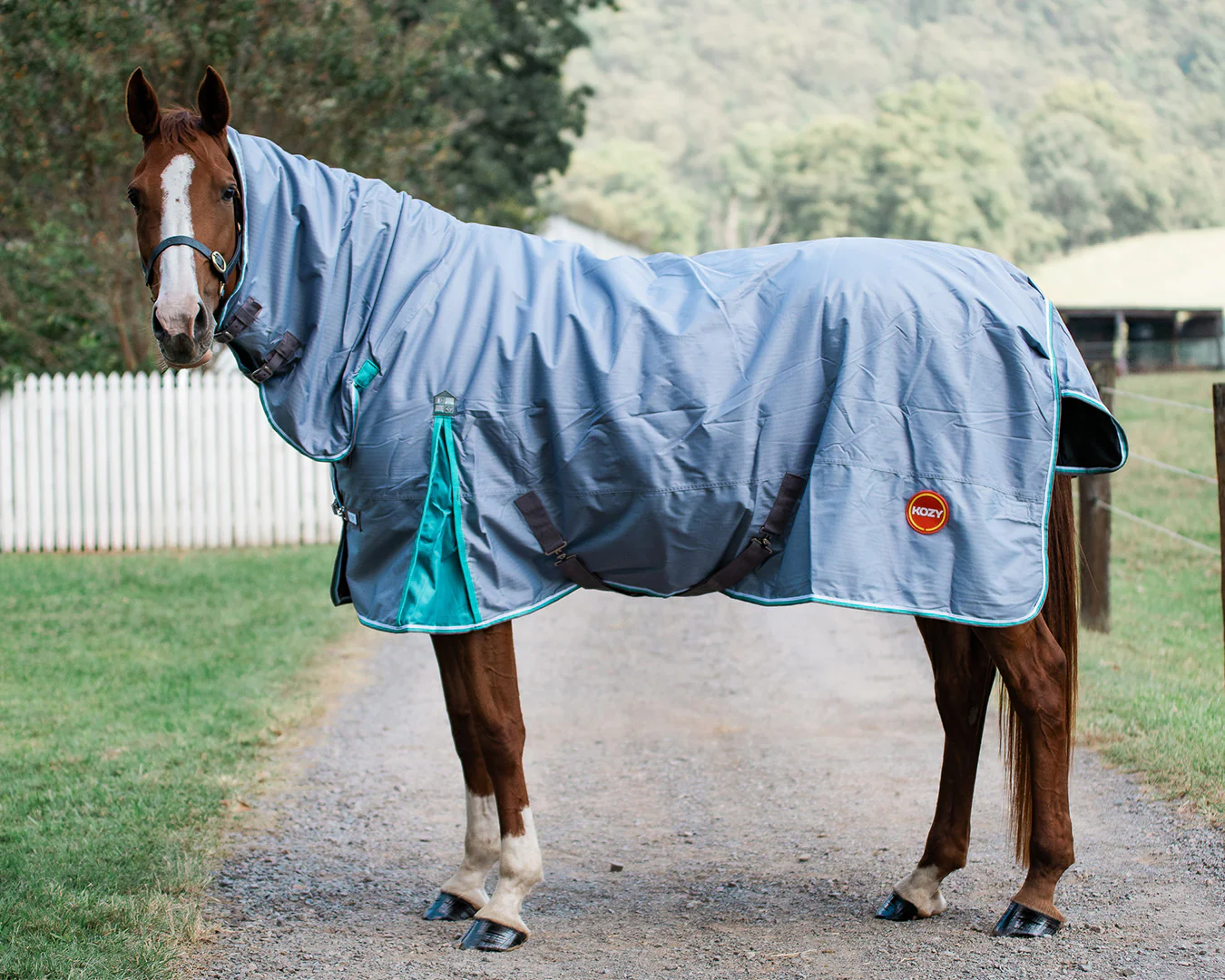 Kozy 600D 100G Fill Winter Rug Combo - Grey