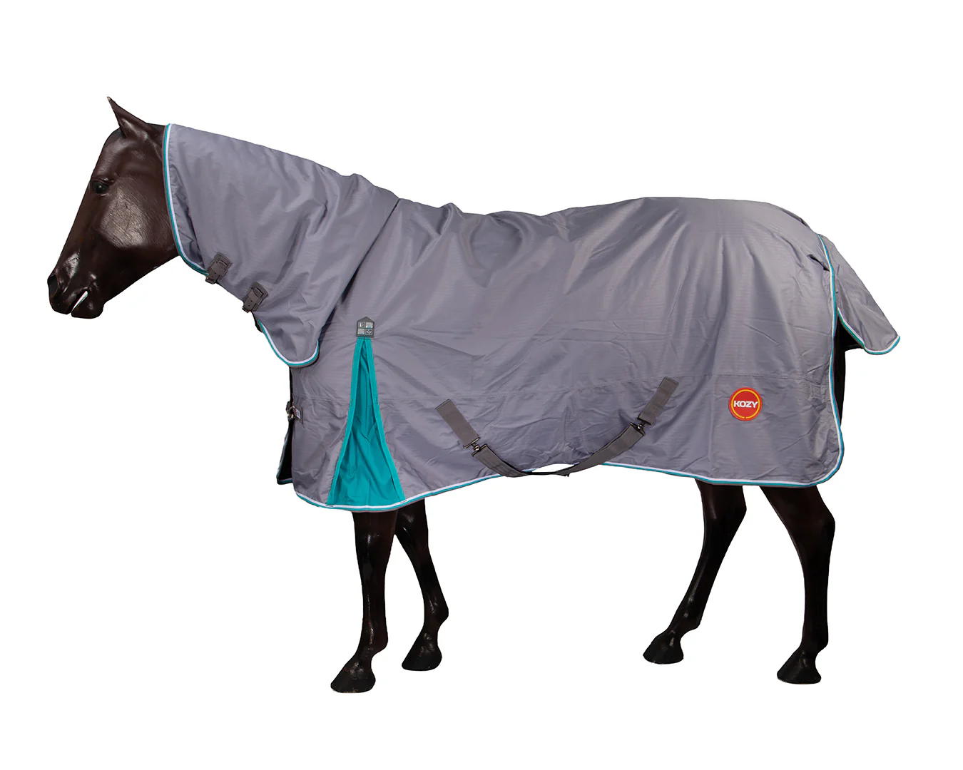 Kozy 600D 100G Fill Winter Rug Combo - Grey - Image 5