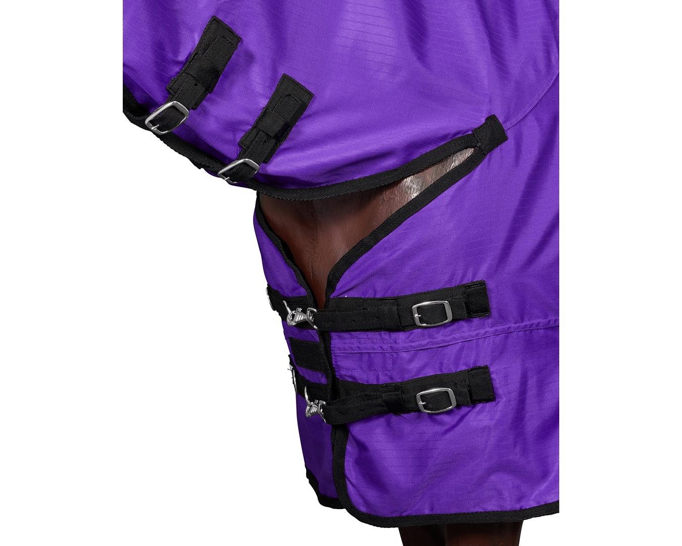 Kozy 600D Lite Rainsheet Horse Rug Combo - Purple - Image 2