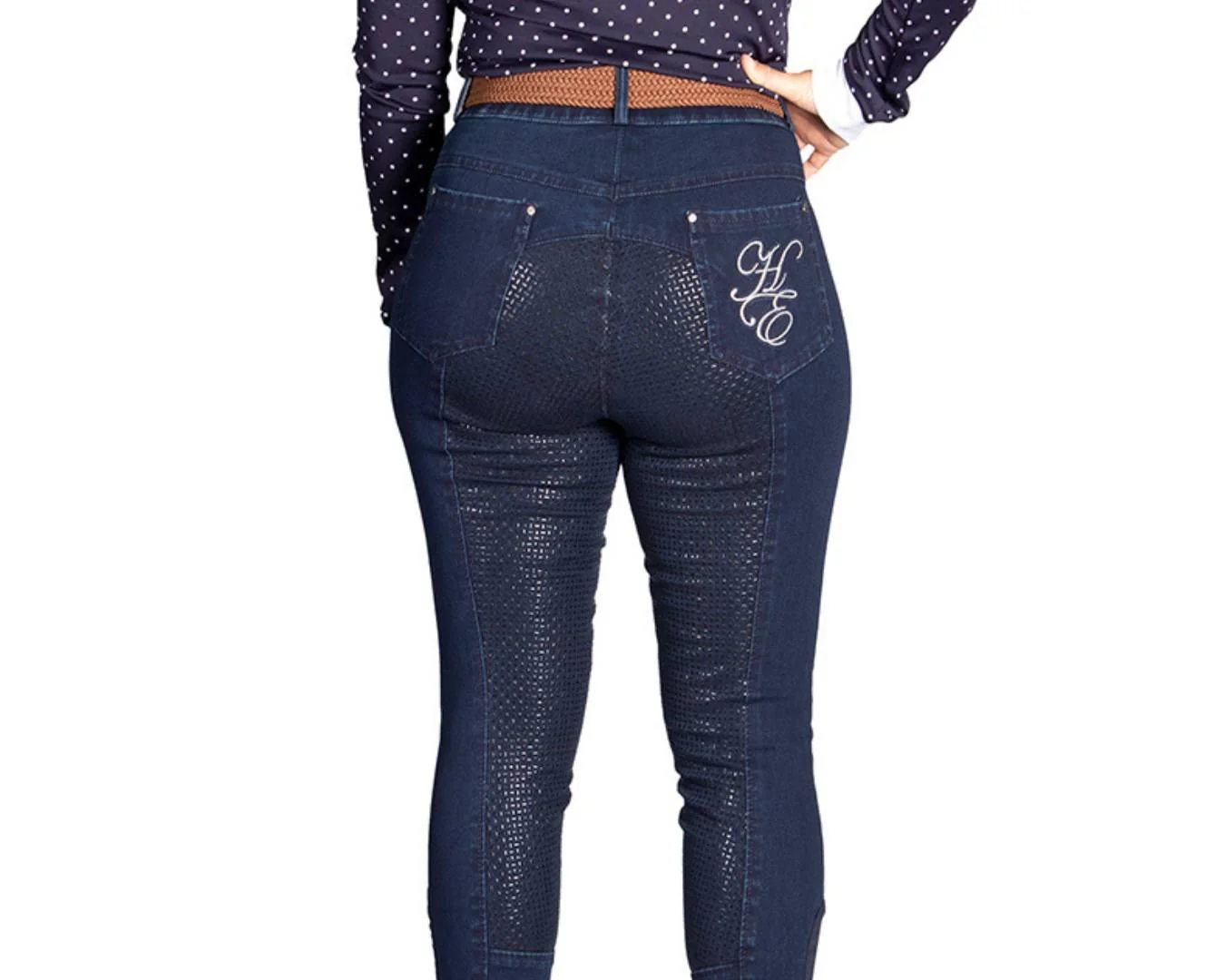 Huntington Matilda Denim Breeches Full Seat - Image 4