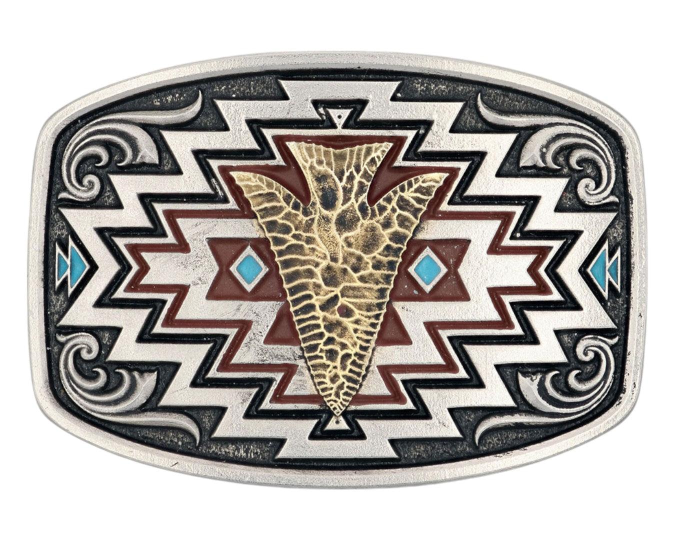 Montana Silversmiths Radiating Center of it All Arrow Belt Buckle