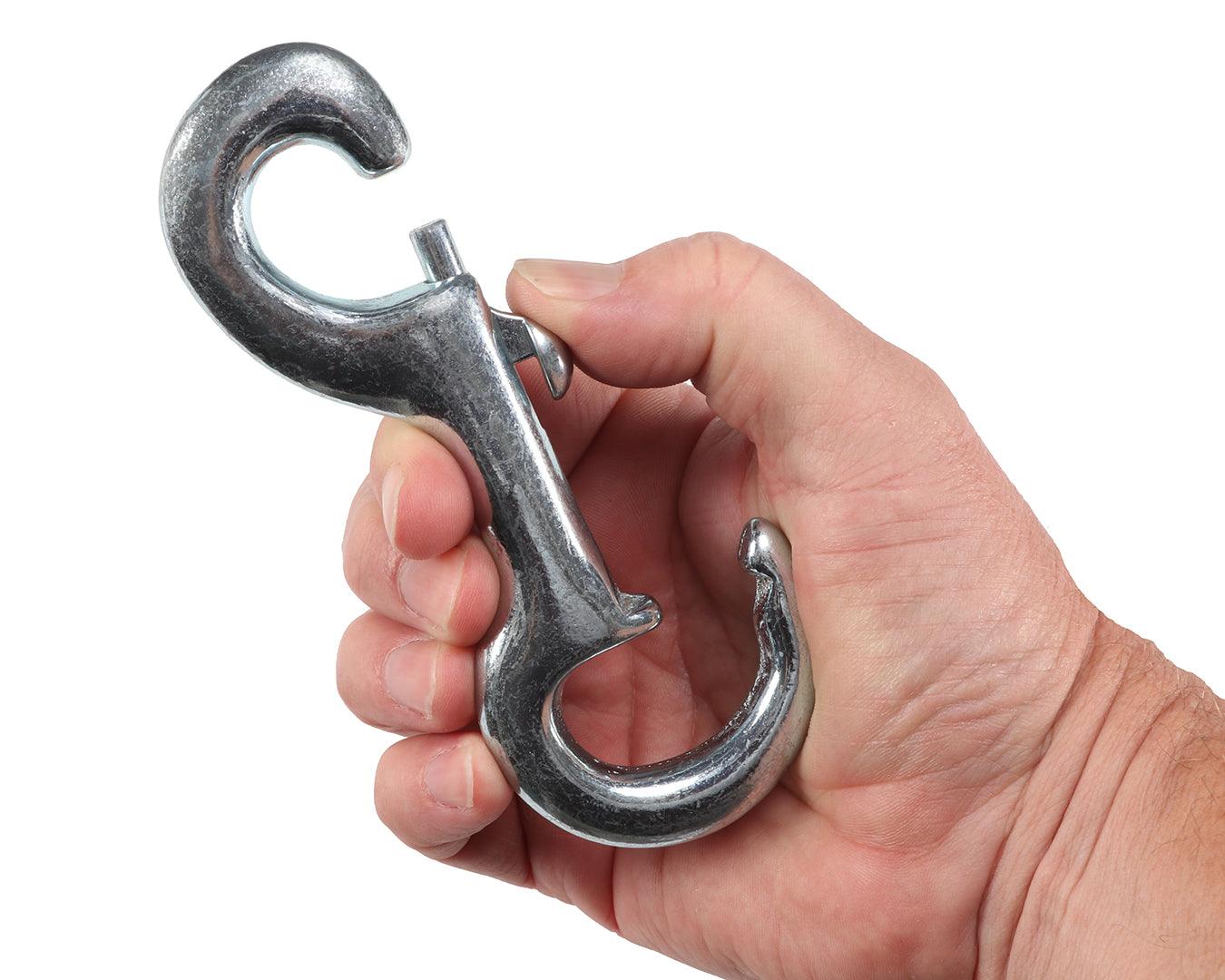 Nickel Plated Open Eye Snaphook - Image 3