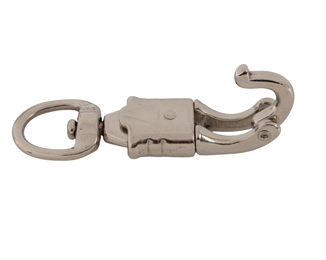 STC Nickel Plated Round Swivel Eye Panic Snaphook - Image 2