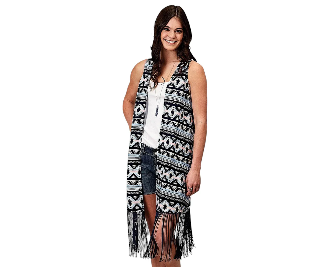 Roper Five Star Sleeveless Cardigan