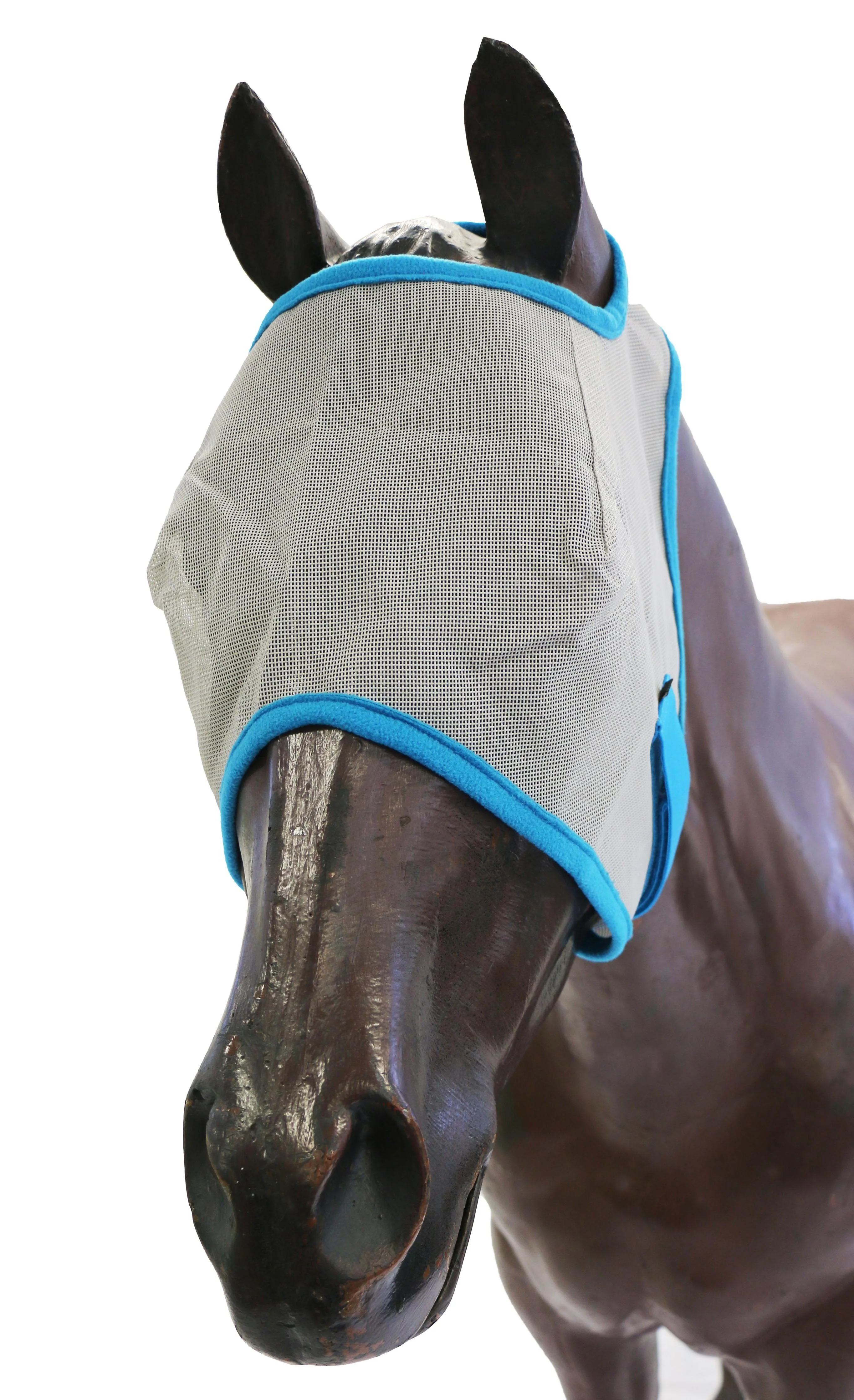 Showmaster Fly Mask - Grey Mesh - Image 3