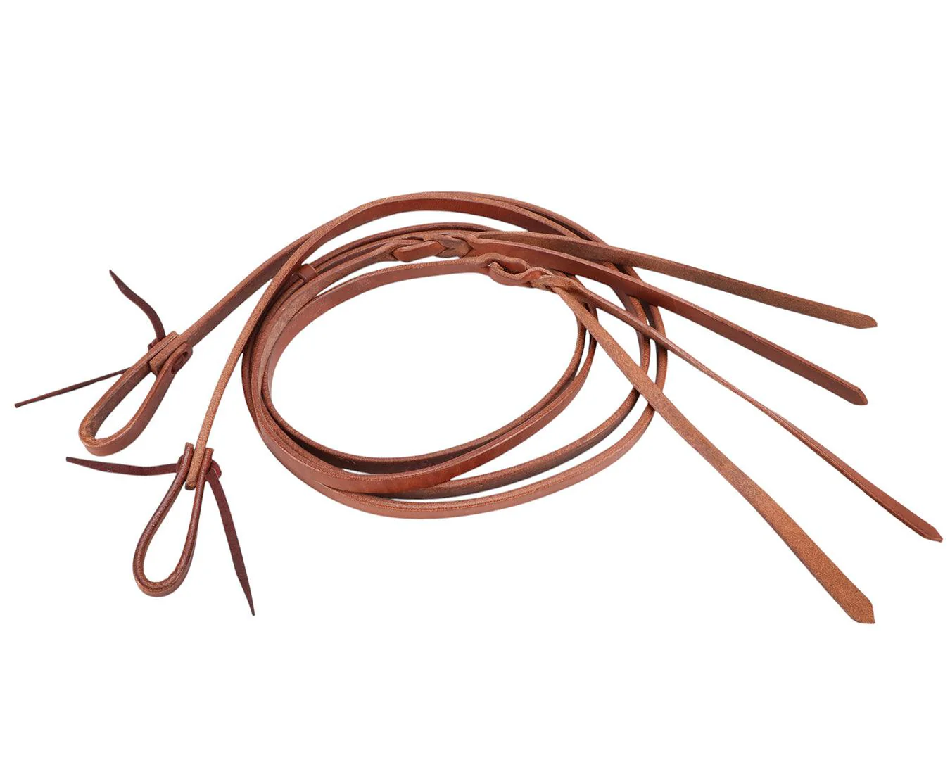 Fort Worth Split Reins with Leather Popper