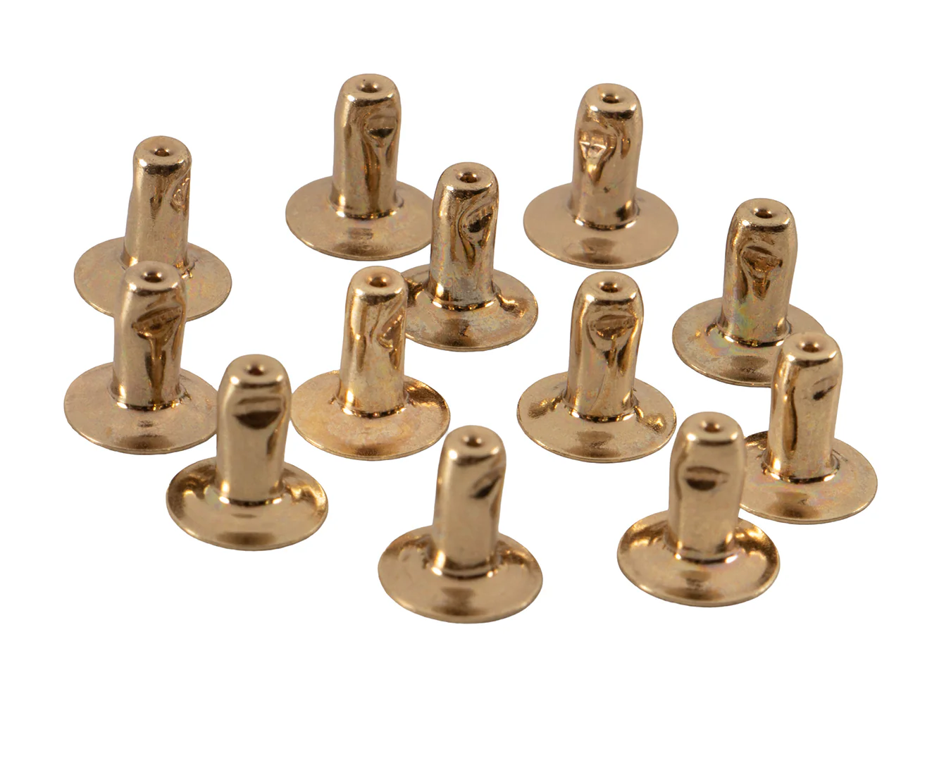 STC Brass Plated Two Piece Rivets - S/7mm - Image 3