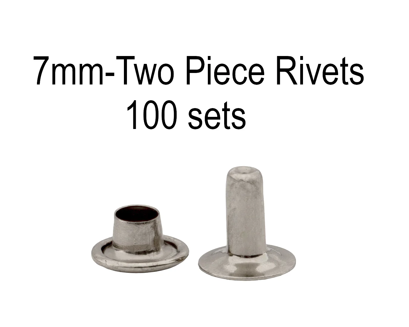 STC Nickel Plated Two Piece Rivets - S/7mm