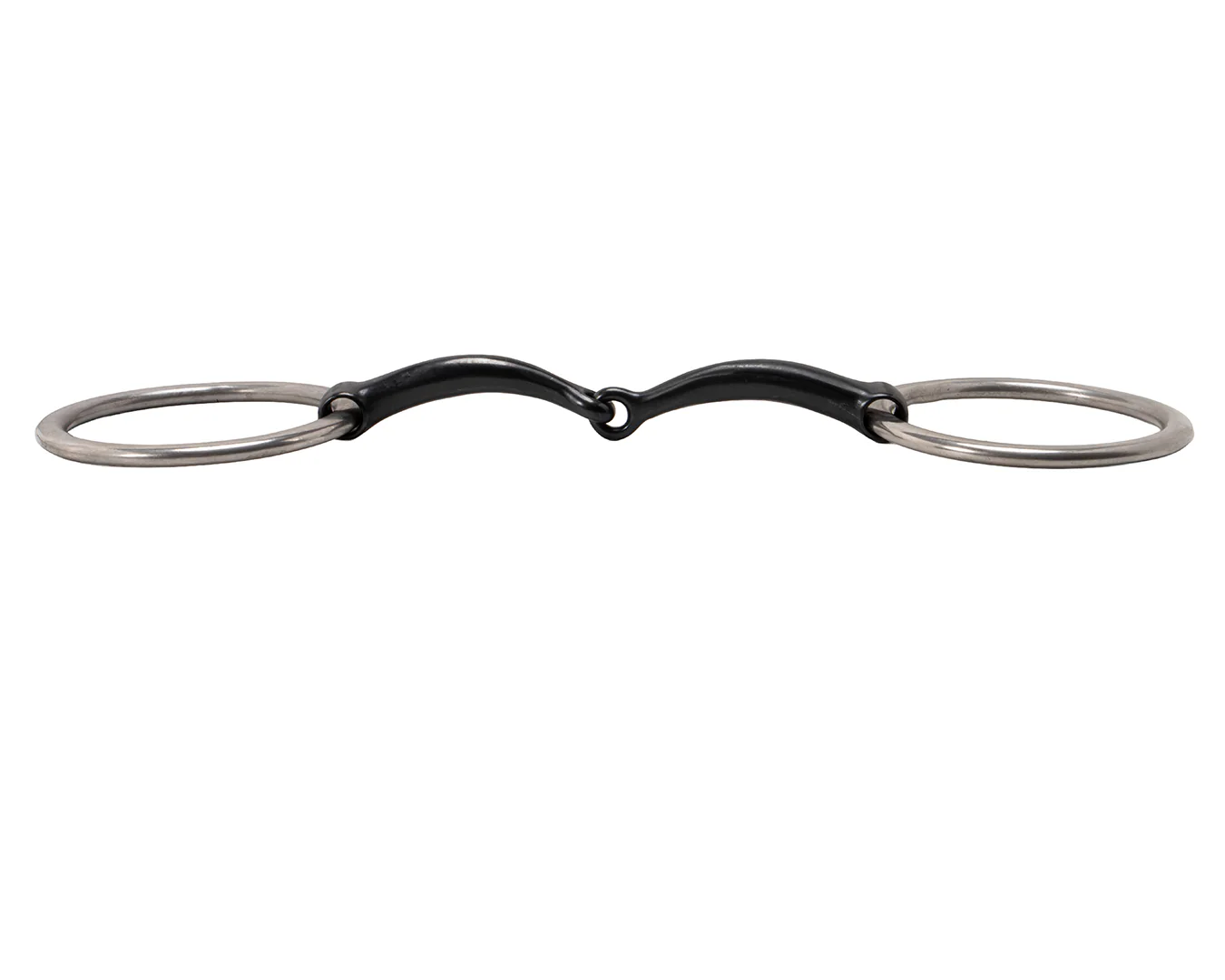 Sweet Mouth Loose Ring Snaffle Bit w/75mm Rings - Image 3
