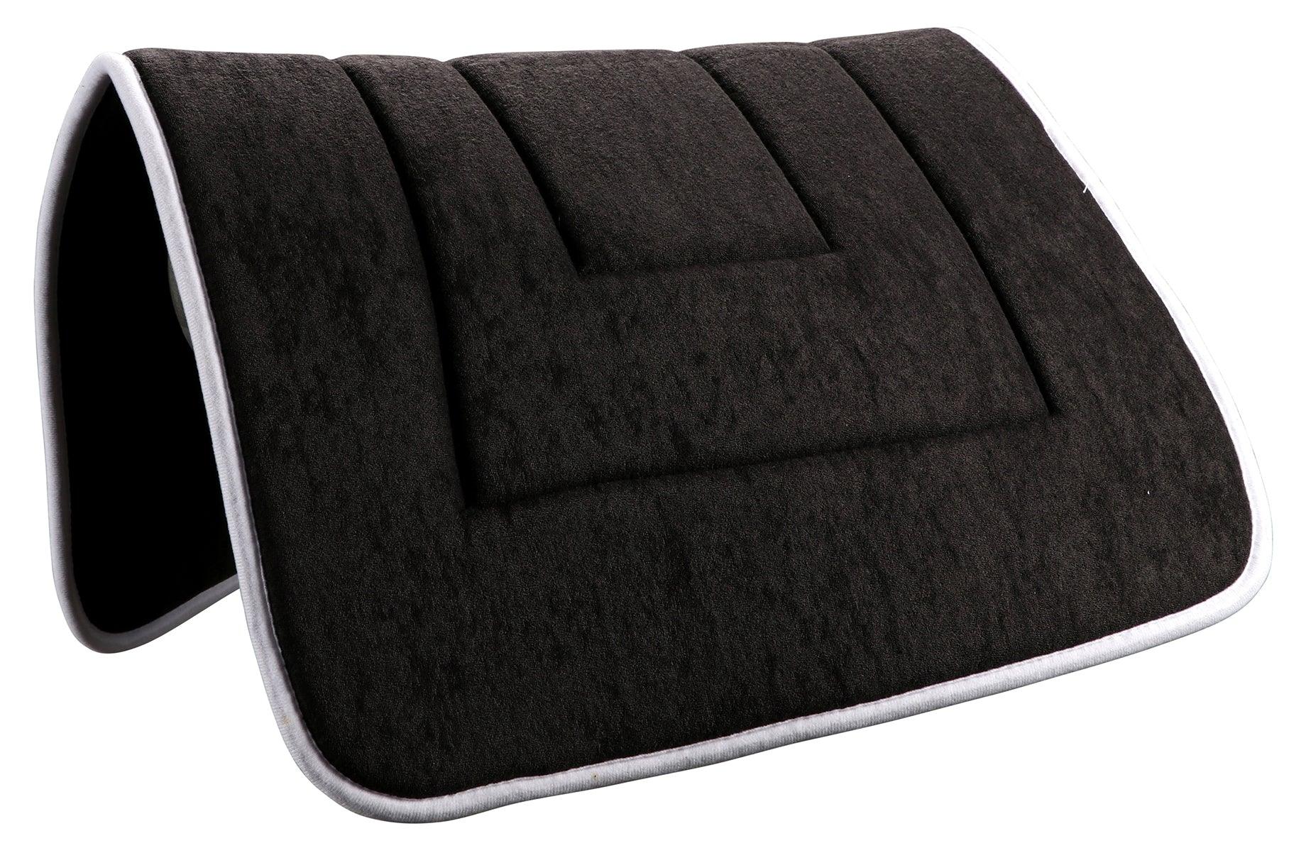 STC Terry Towel Saddle Pad - White Binding - Image 3