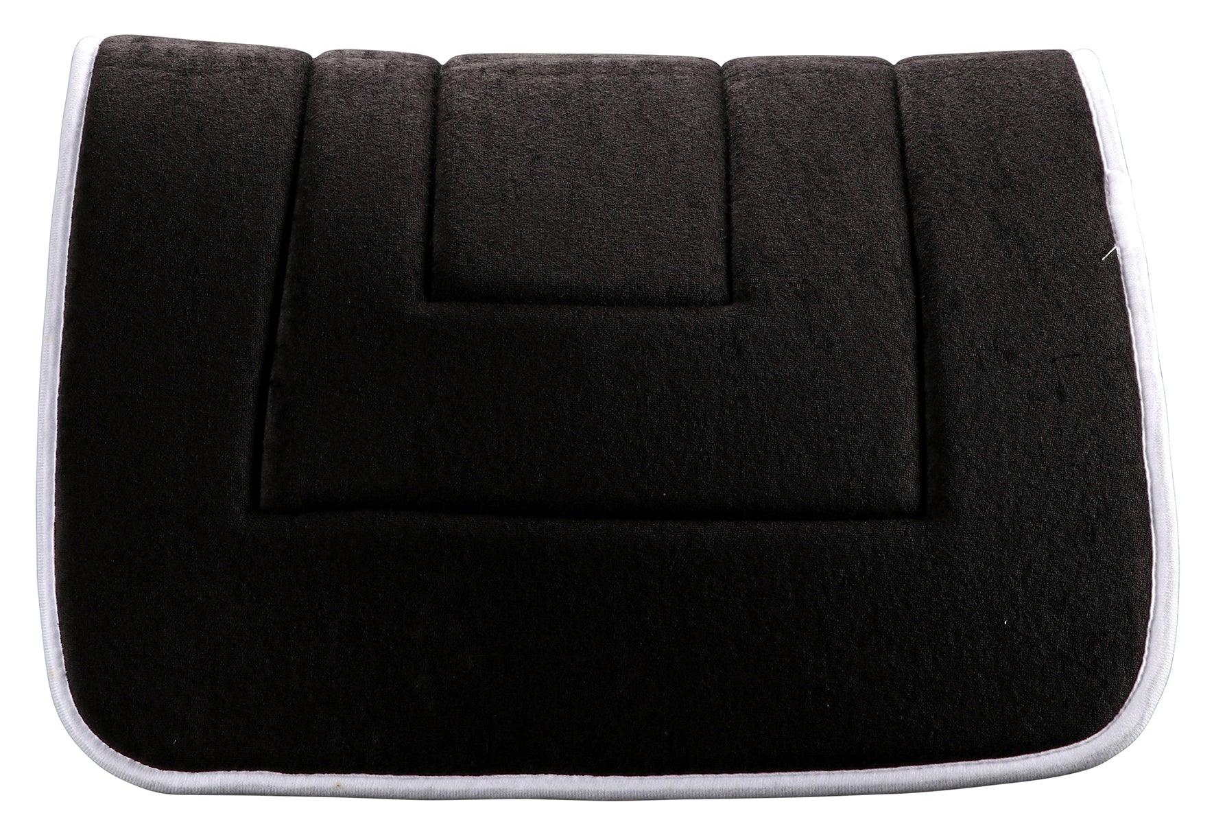 STC Terry Towel Saddle Pad - White Binding - Image 4