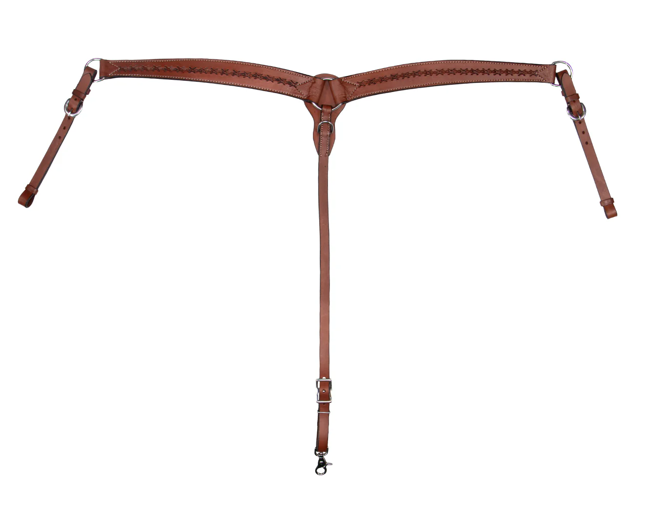Texas-Tack Barbed Wire Breastcollar Tan