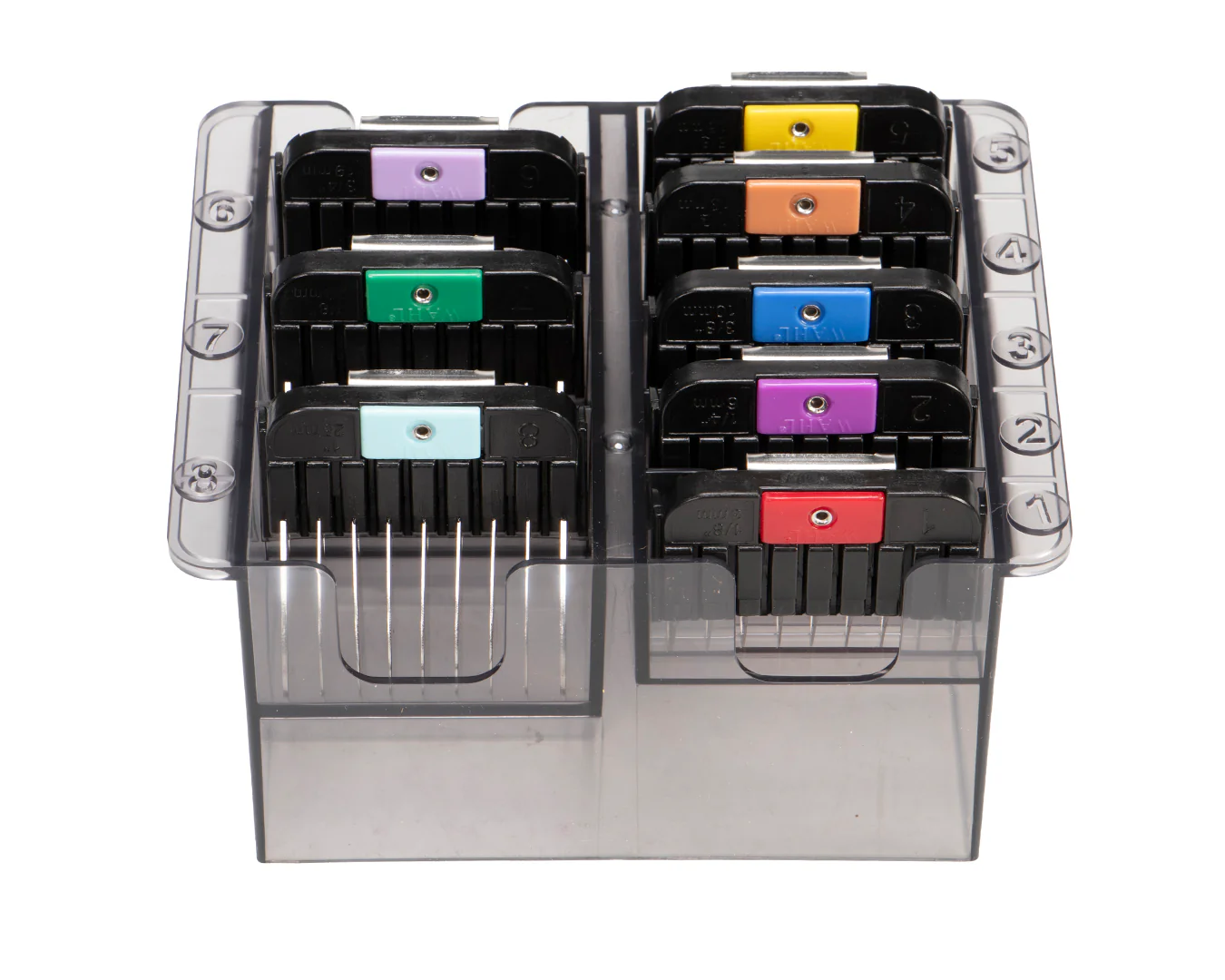 Wahl Guide Comb Set of 8 for Competition & Ultimate Blades in Stainless Steel - Image 2