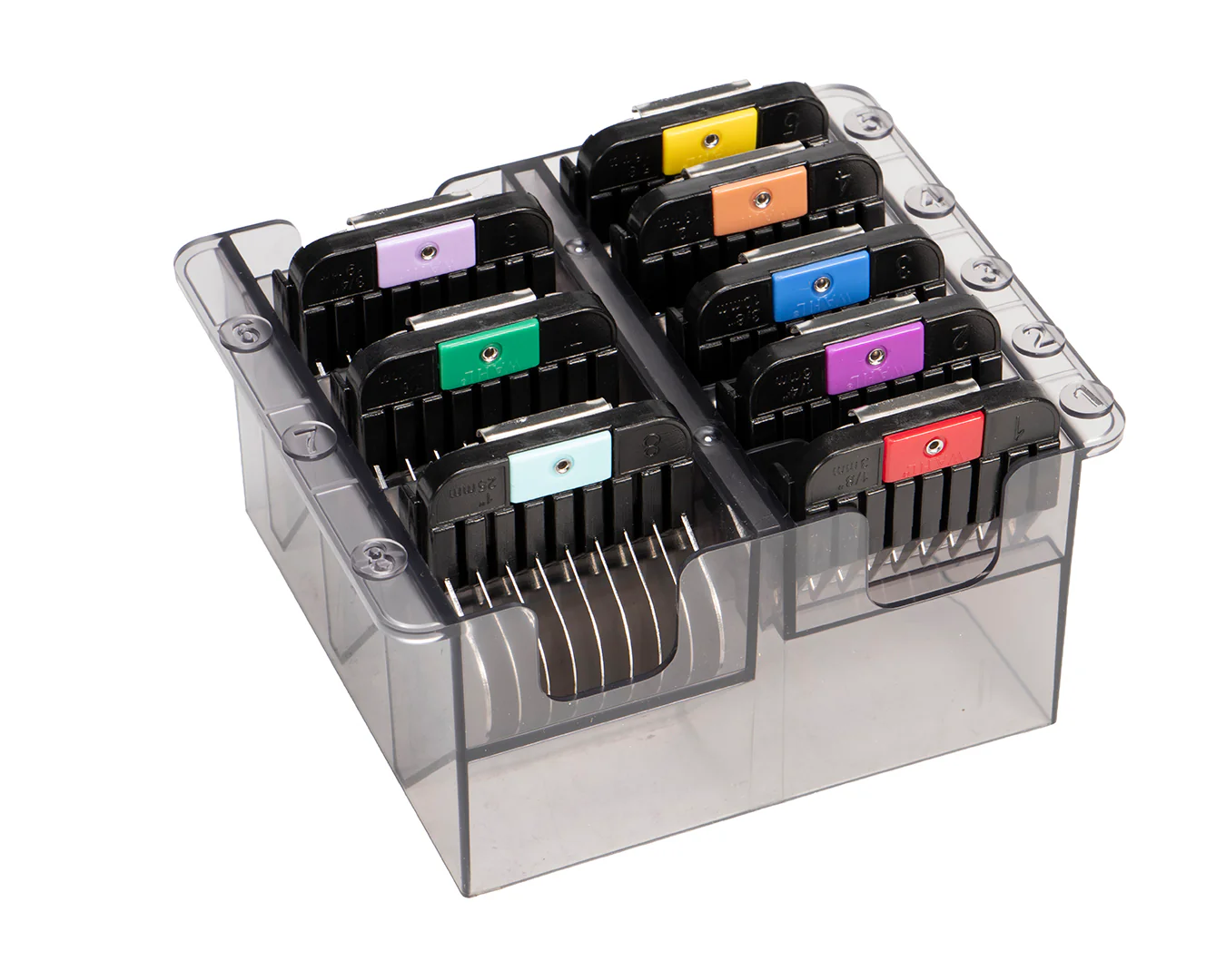 Wahl Guide Comb Set of 8 for Competition & Ultimate Blades in Stainless Steel - Image 3