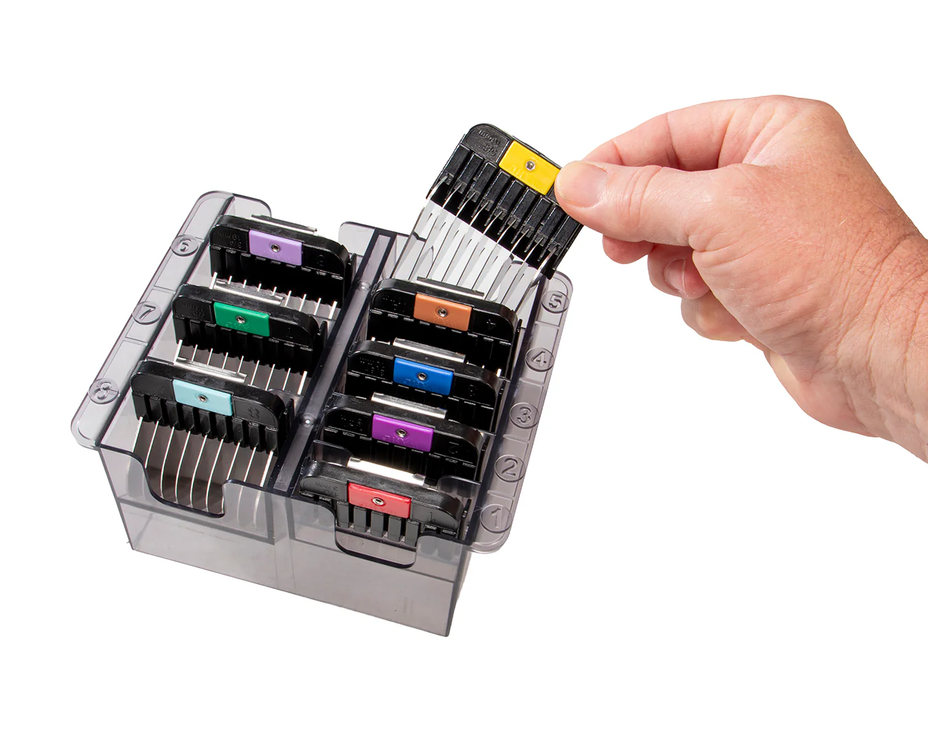 Wahl Guide Comb Set of 8 for Competition & Ultimate Blades in Stainless Steel - Image 6