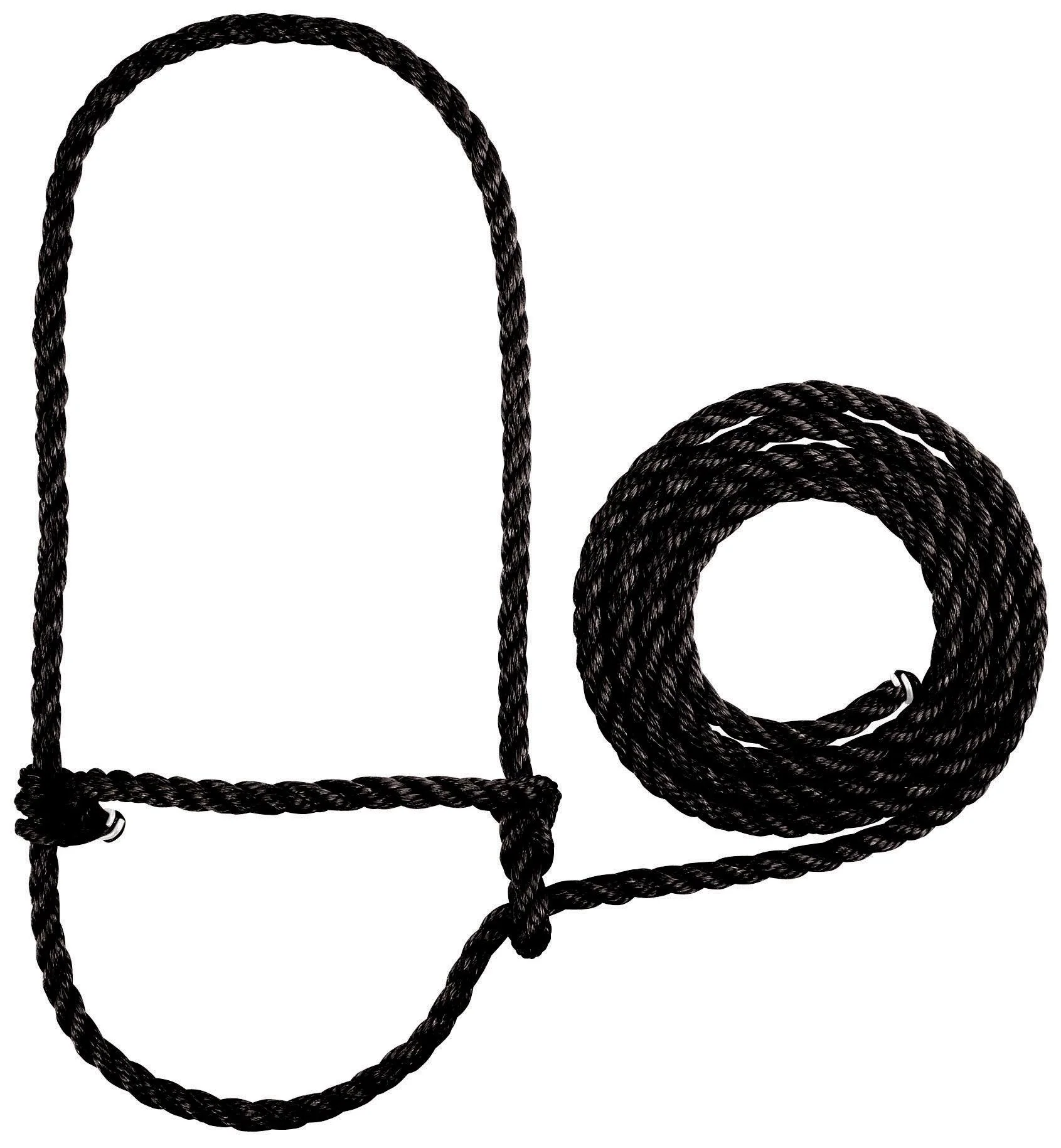 Weaver Calf Rope Halter - Black