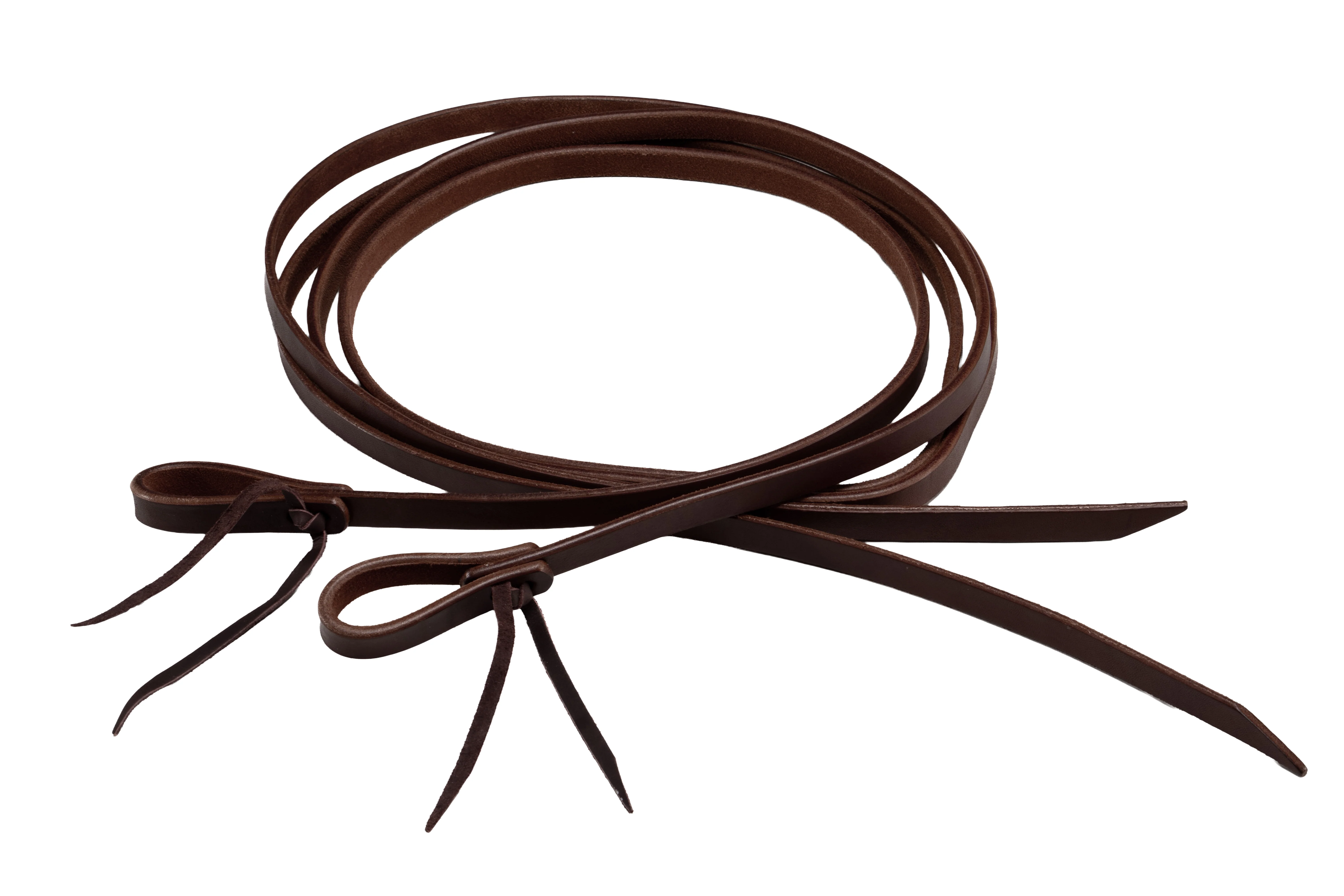 Weaver Turquoise Cross Skirting Leather Split Reins 5/8 x 7' - Image 4