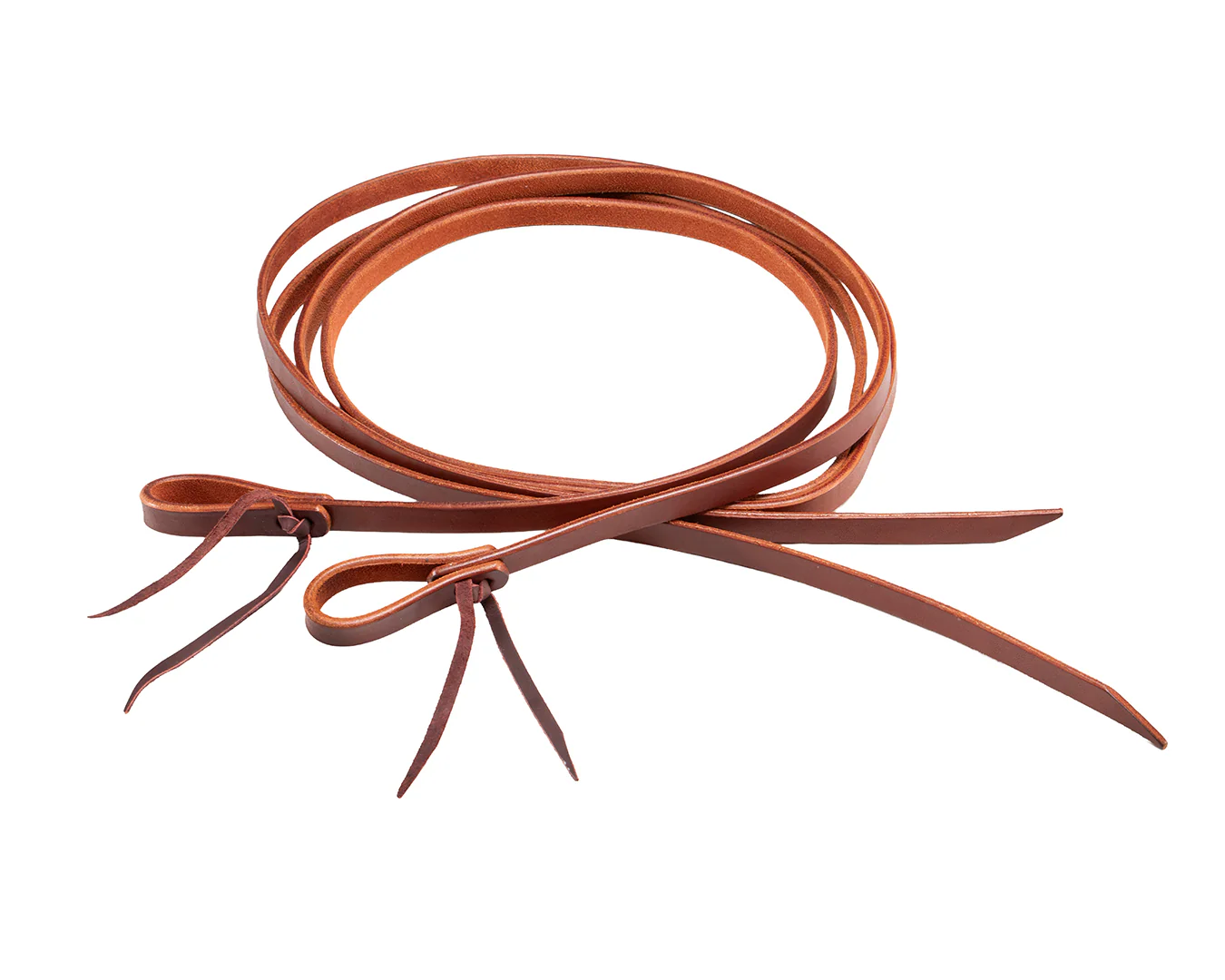 Weaver Turquoise Cross Skirting Leather Split Reins 5/8 x 7' - Image 8