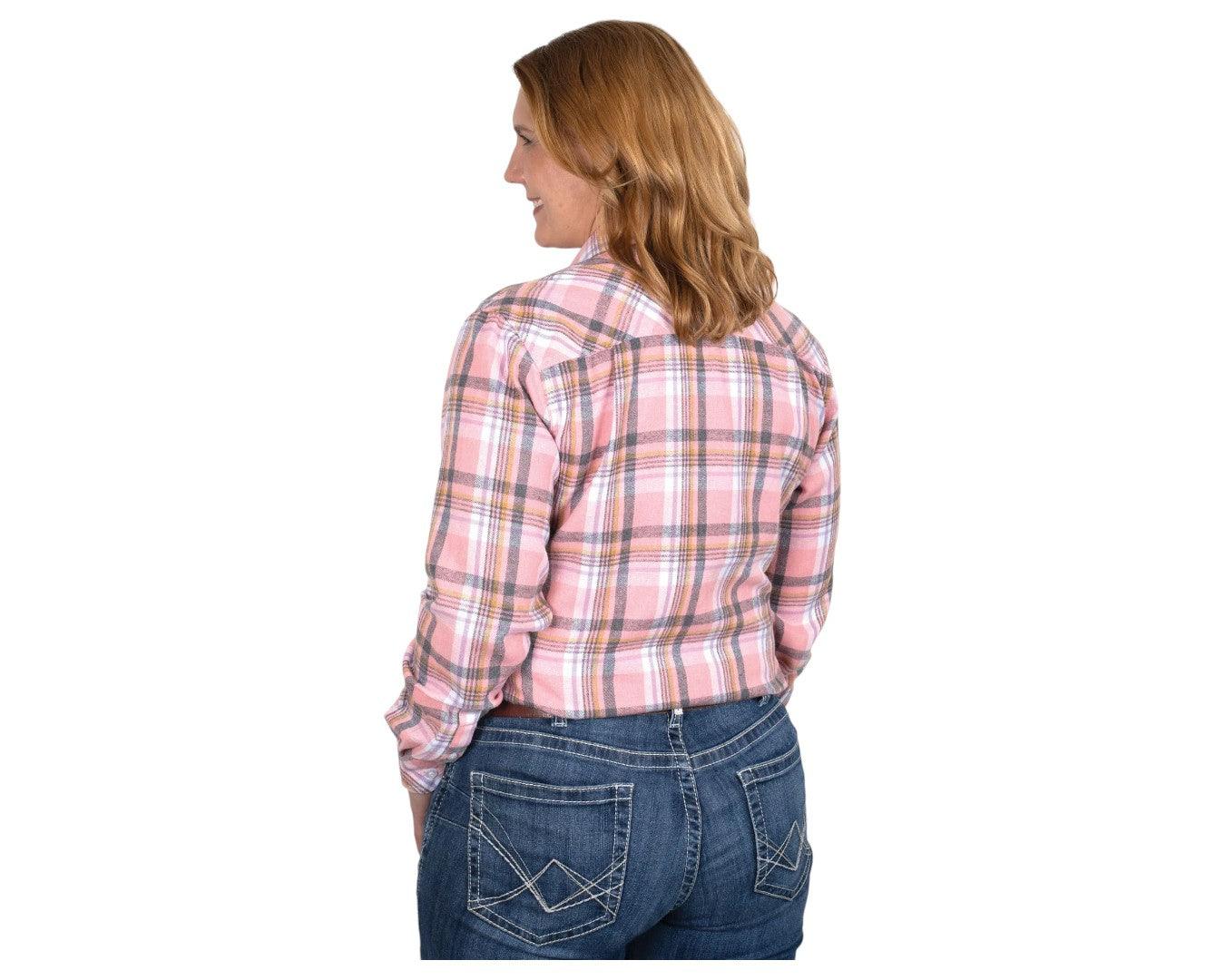 Womens Jahna Flannel Half Button - Image 2